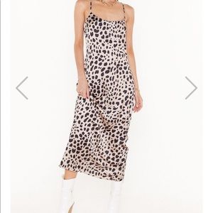 Dalmatian slip dress